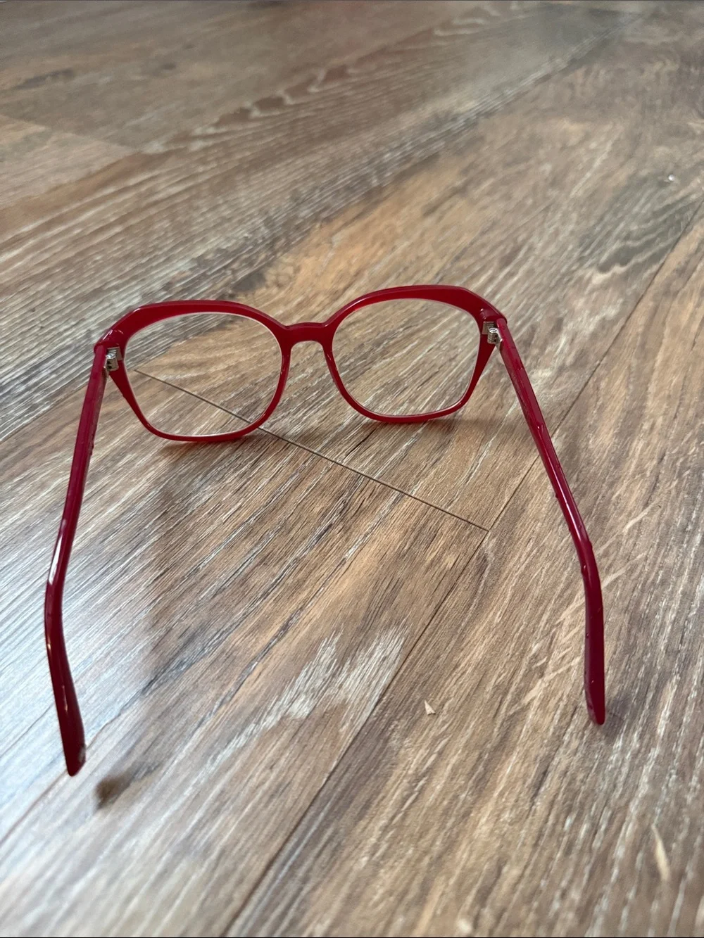 Warby Parker Nancy by Lena Dunham Red glasses